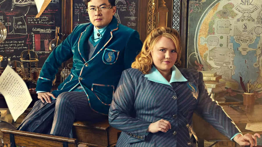 Wicked Movie Characters Classroom Wallpaper