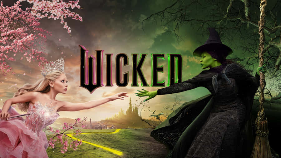 Wicked Movie Poster Wallpaper