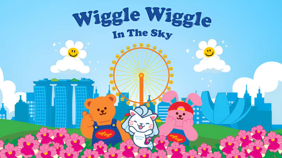 Wiggle Wiggle In The Sky Wallpaper