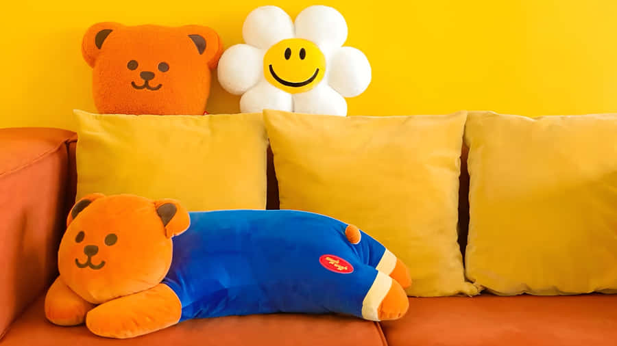 Wiggle Wiggle Plush Toys Wallpaper