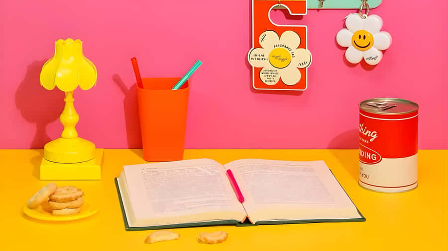 Wiggle Wiggle Study Setup Wallpaper