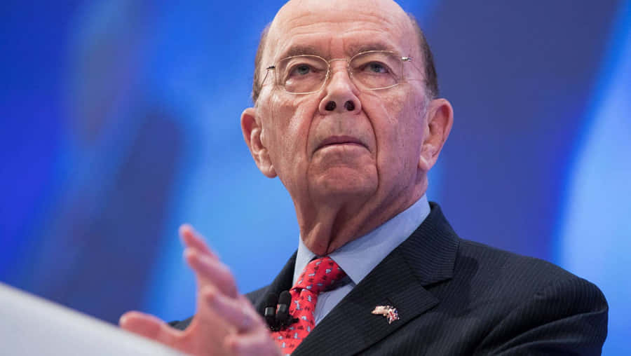 Wilbur Ross At An International Forum Wallpaper