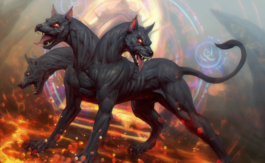 Wild Dog Cerberus Wallpaper