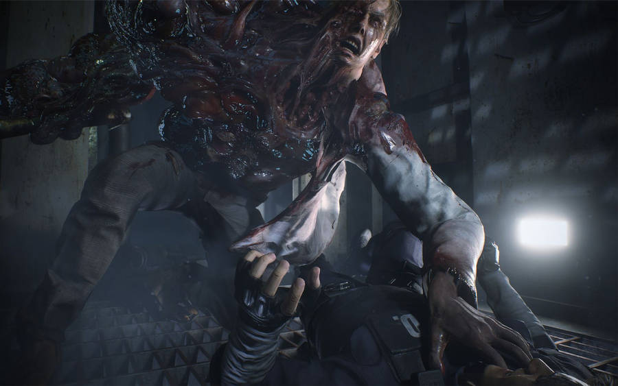 William Birkin Wreaks Havoc In Raccoon City Wallpaper