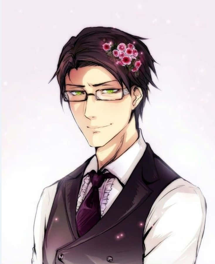 William T. Spears Posing In An Elegant Outfit Wallpaper