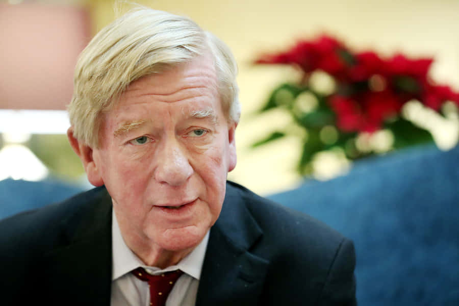 William Weld Looking Very Serious Wallpaper