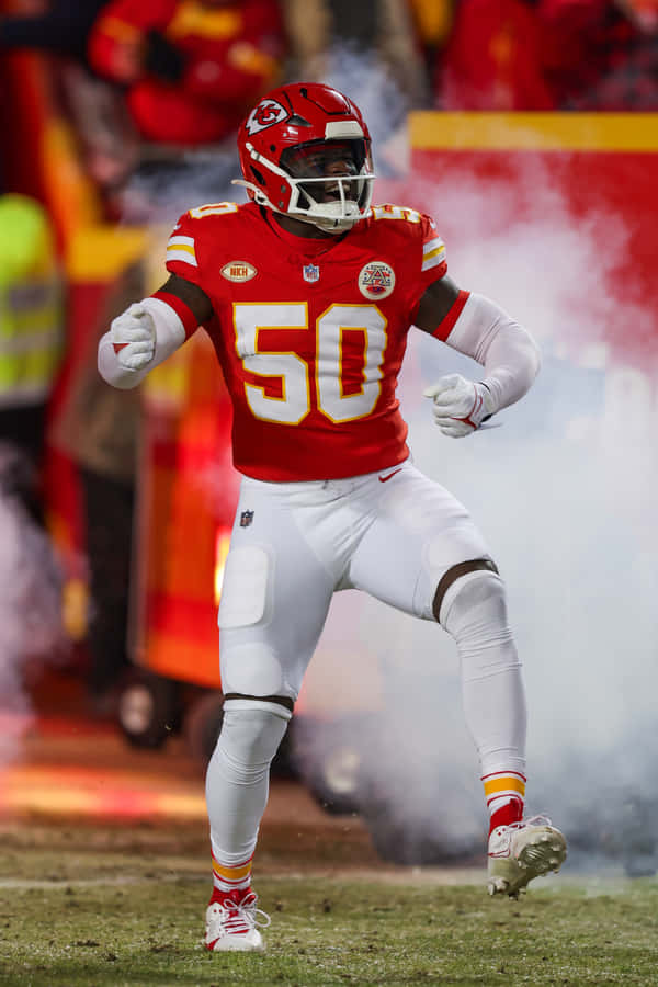 Willie Gay Kansas City Chiefs Entrance Wallpaper