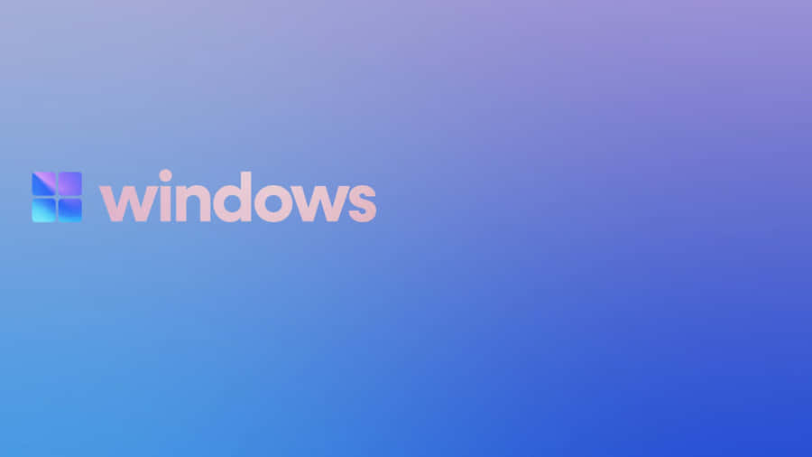 Windows Logo Gradient Background Wallpaper