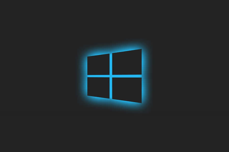 Windows11 Neon Glow Logo Wallpaper