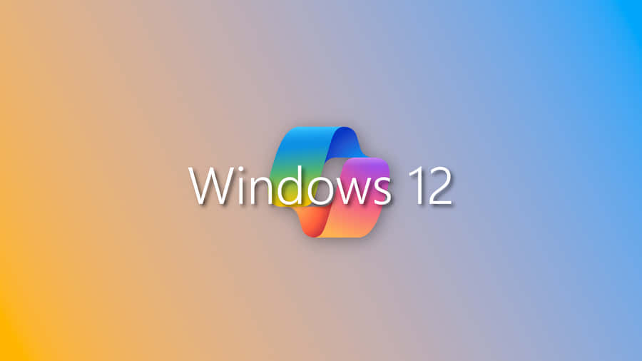 Windows12 Logo Gradient Background Wallpaper