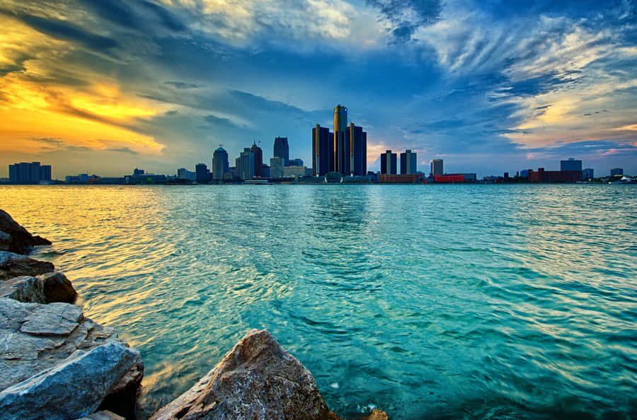 Windsor Skyline Sunset View Wallpaper