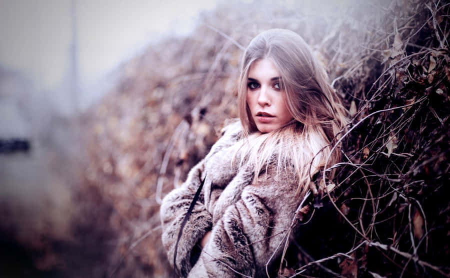 Winter Fashionista: Staying Stylish And Warm Wallpaper