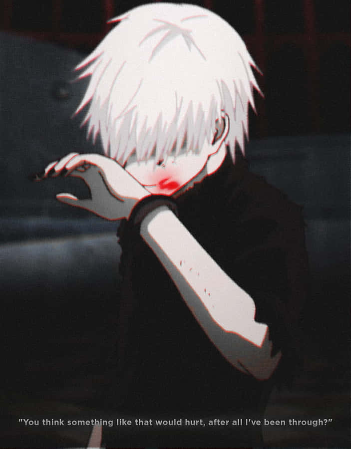 Wiping Blood Kaneki Pfp Wallpaper