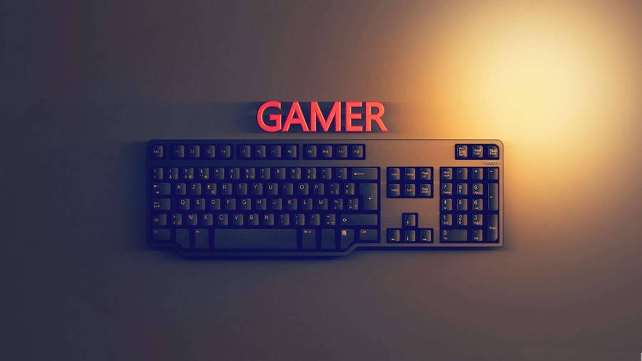 Wireless Gaming Keyboard Aesthetic Wallpaper