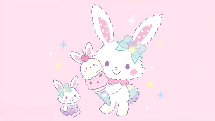 Wish Me Mell Bunny Friends Wallpaper