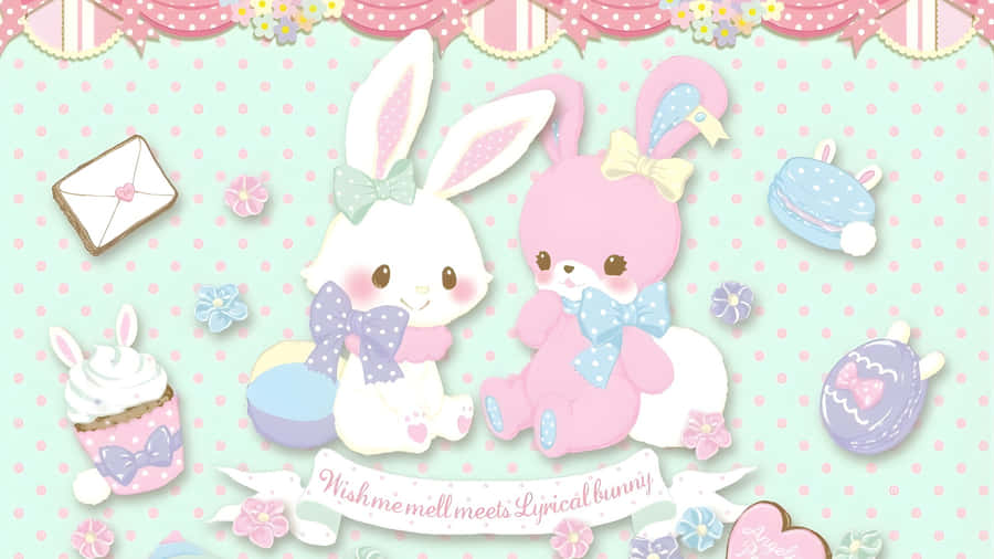 Wish Me Mell Cute Bunny Friends Wallpaper