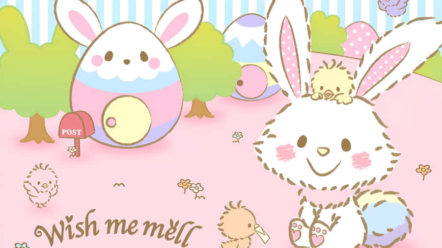 Wish Me Mell Cute Bunny Wallpaper