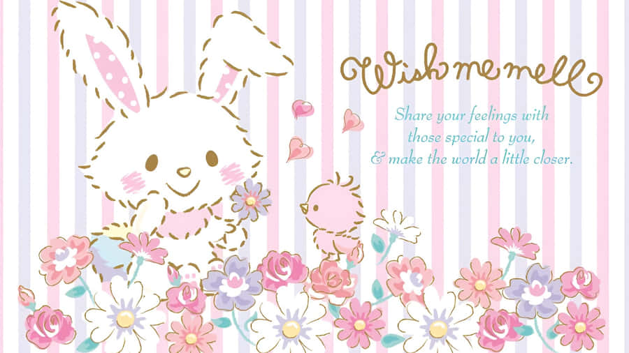 Wish Me Mell Cute Bunny Wallpaper