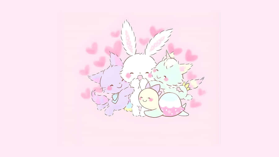 Wish Me Mell Cute Characters Wallpaper