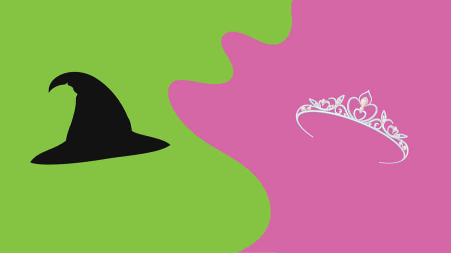 Witch And Princess Contrast Wallpaper