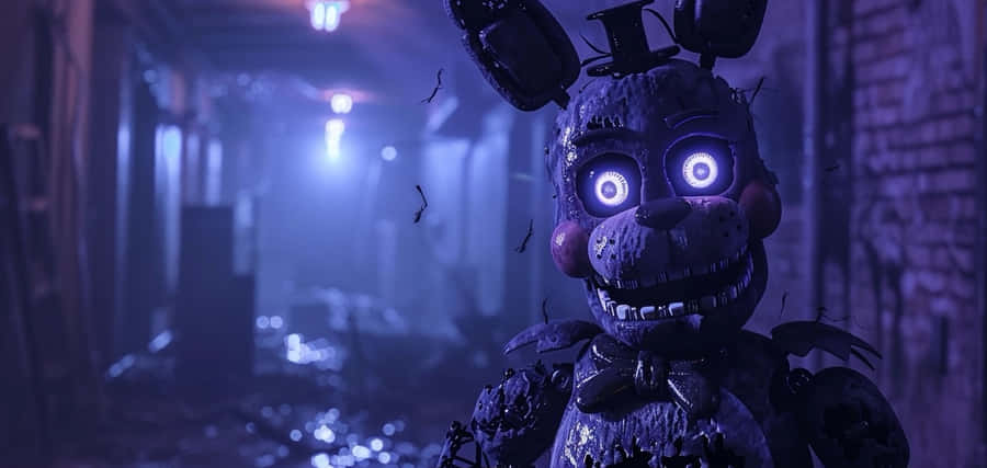 Withered Bonniein Corridor Wallpaper