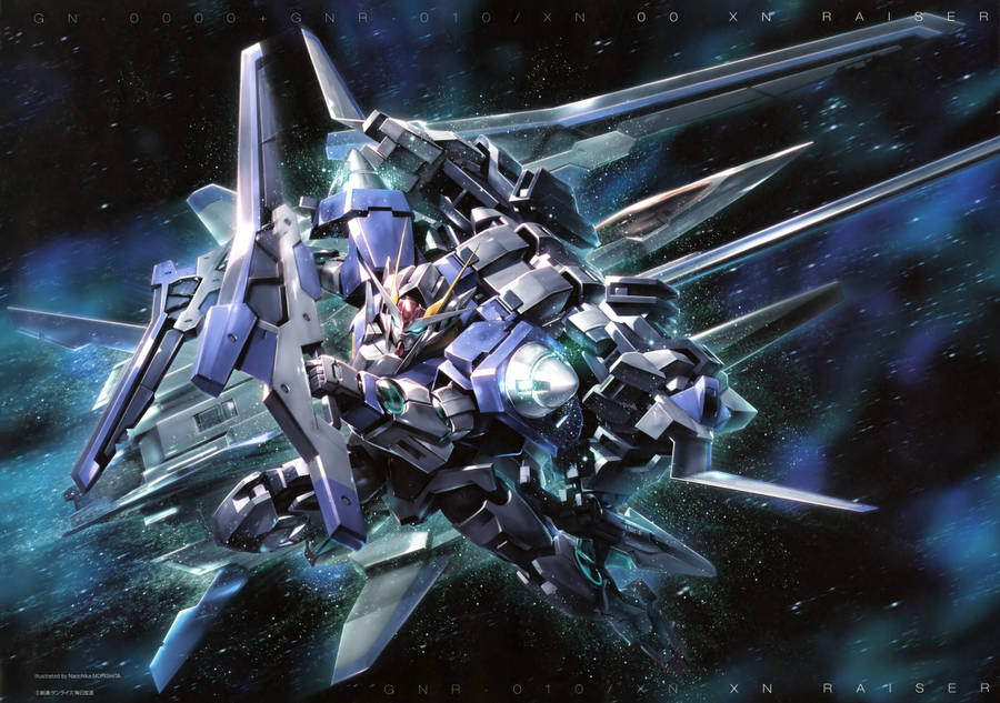 Witness The Power Of Mobile Suit Gundam In This Intense Battle Wallpaper