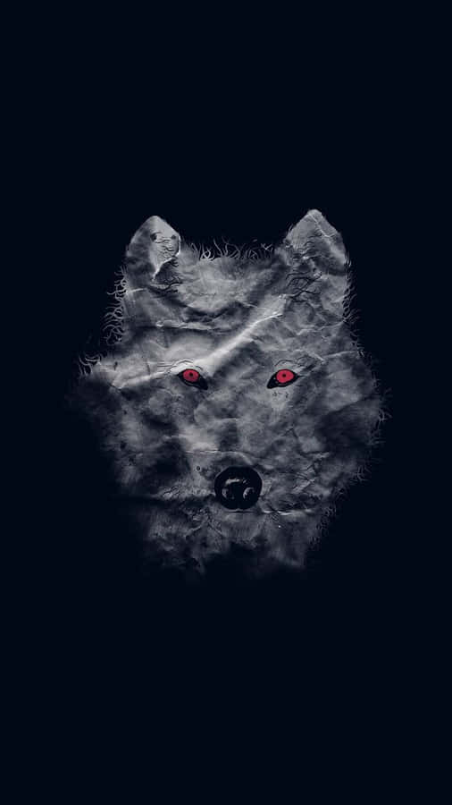 Wolf Minimalist 720 X 1280 Wallpaper Wallpaper