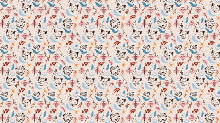 Wolf Pattern Wallpaper Wallpaper