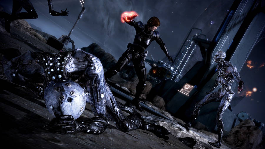 Woman Commander Mass Effect 3 Wallpaper