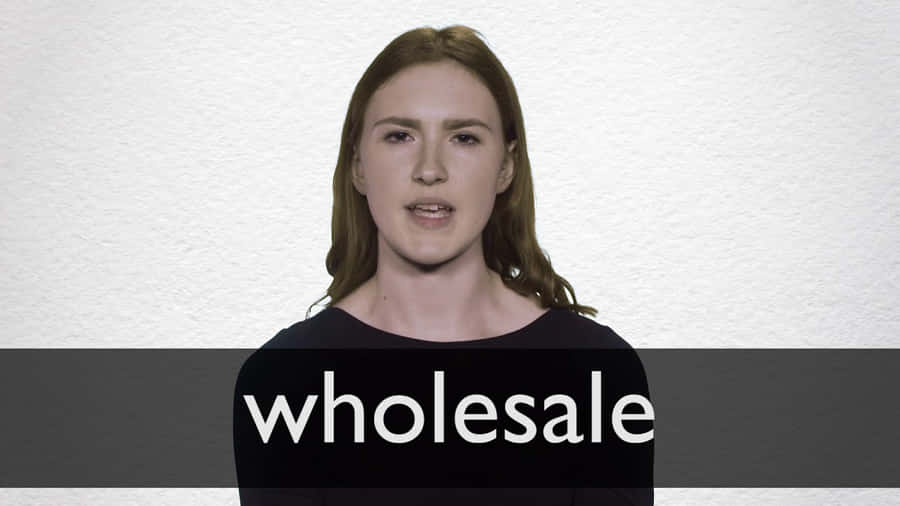 Woman Saying Wholesale Wallpaper