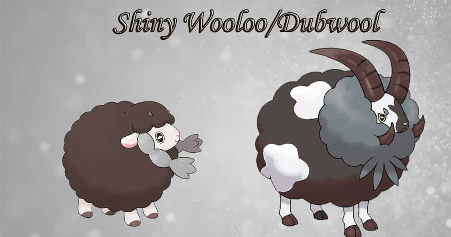 Wooloo And Dubwool Gray Hd Wallpaper