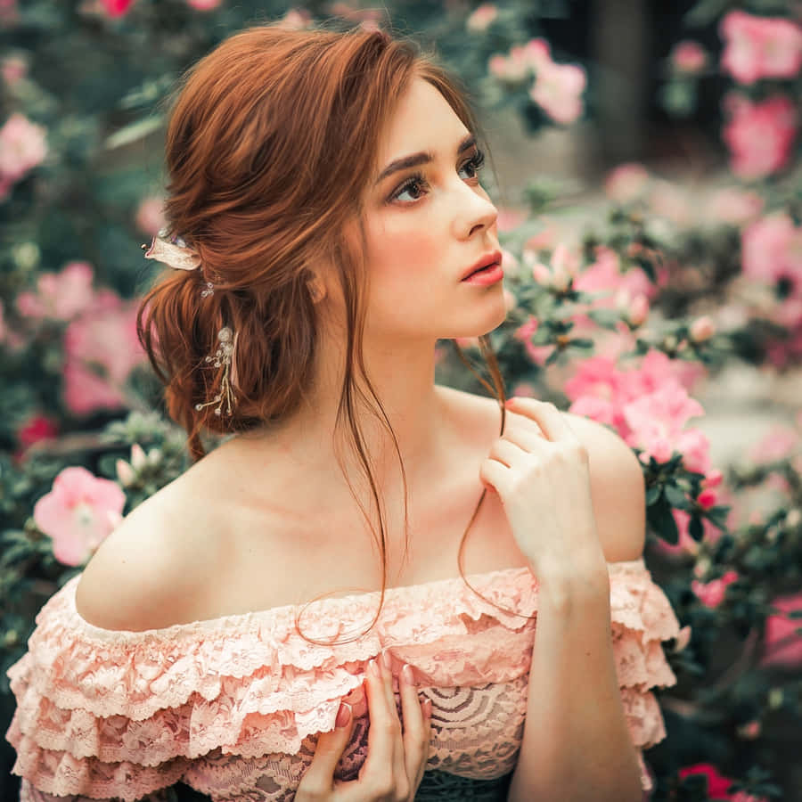 Working On Her Ipad Wallpaper