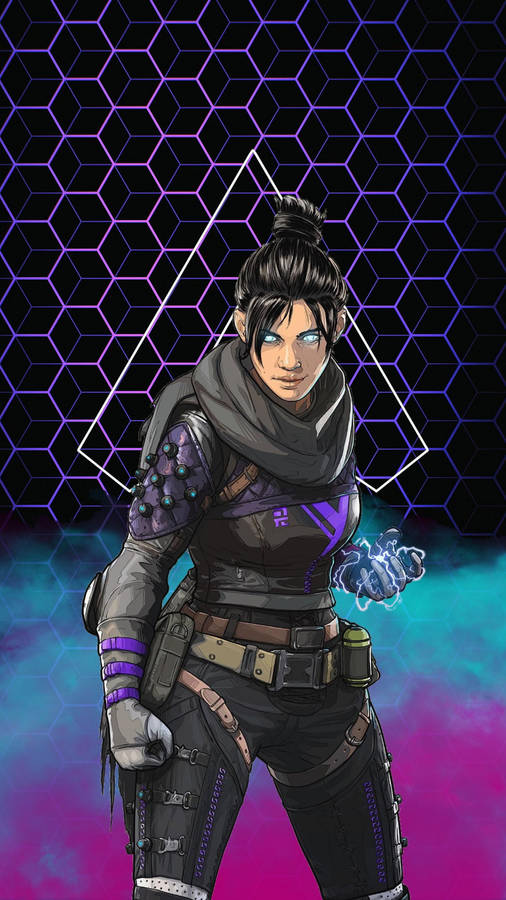 Wraith Offensive Character Apex Legends Phone Wallpaper
