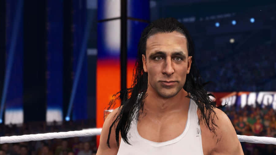 Wrestlerinthe Ring Portrait Wallpaper