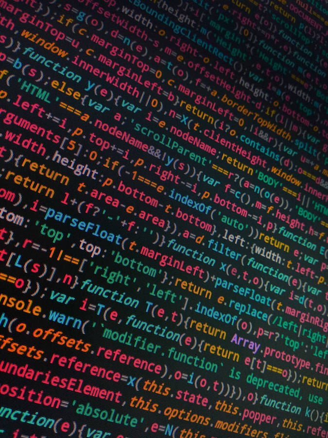 Writing Colorful Codes Which Can Make The Screen Come Alive. Wallpaper