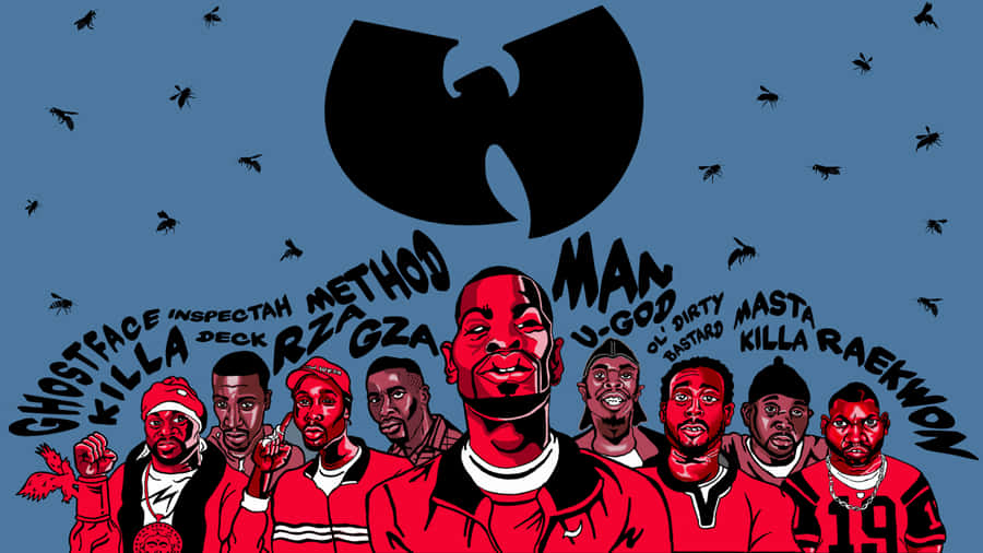 Wu Tang Clan Cartoon Art 4k Wallpaper