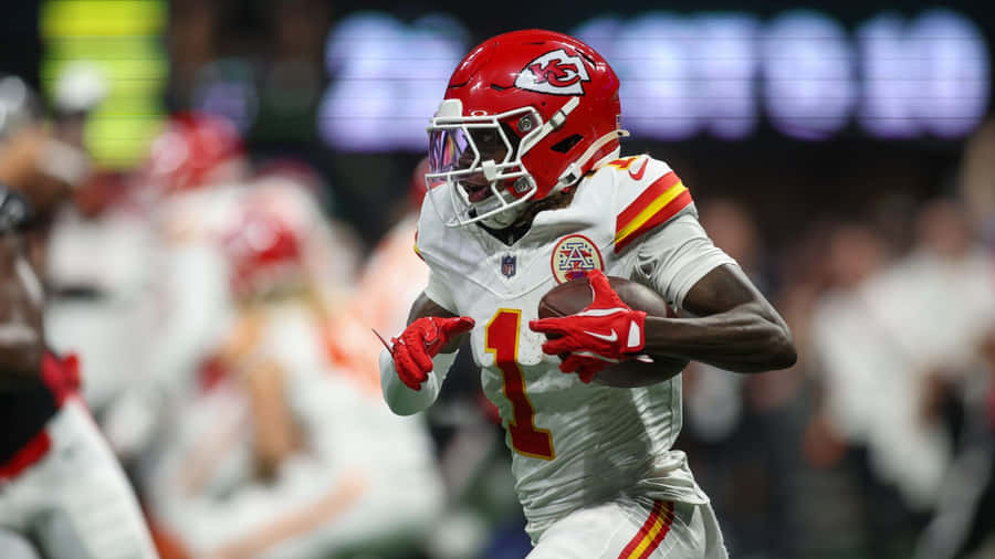 Xavier Worthy Chiefs Highlight Wallpaper