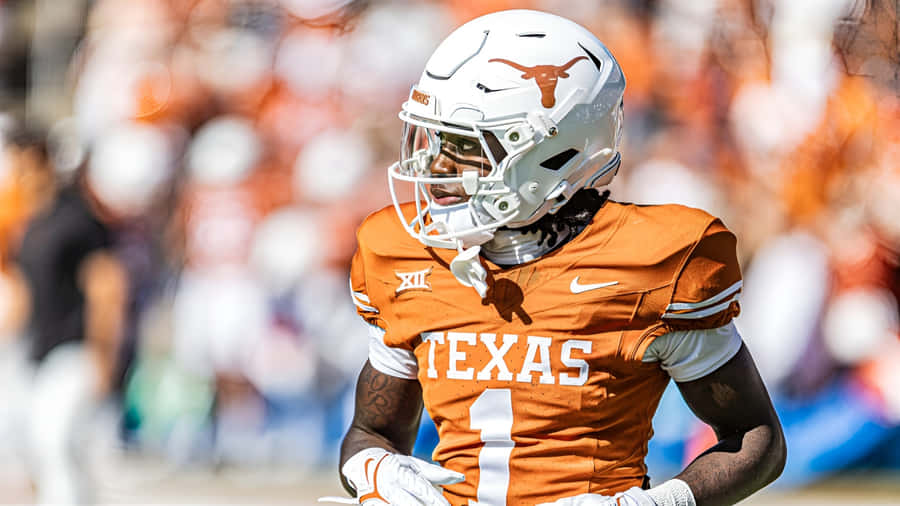 Xavier Worthy Texas Football Star Wallpaper