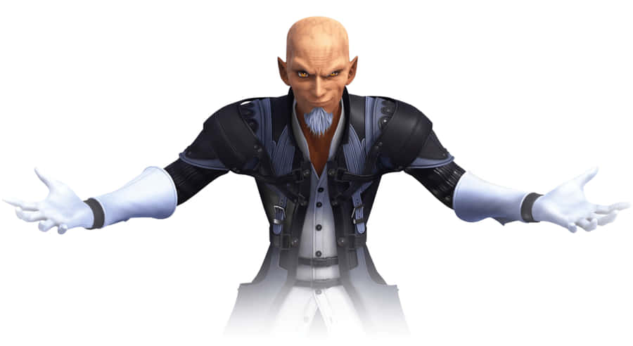 Xehanort In Kingdom Hearts Prepares For An Epic Battle Wallpaper