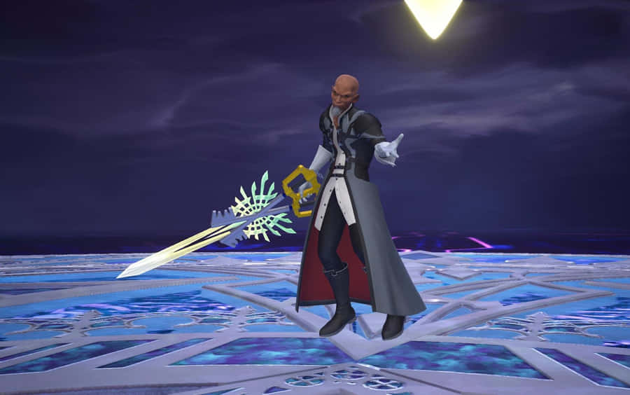 Xehanort, The Powerful Antagonist In The Kingdom Hearts Series Wallpaper