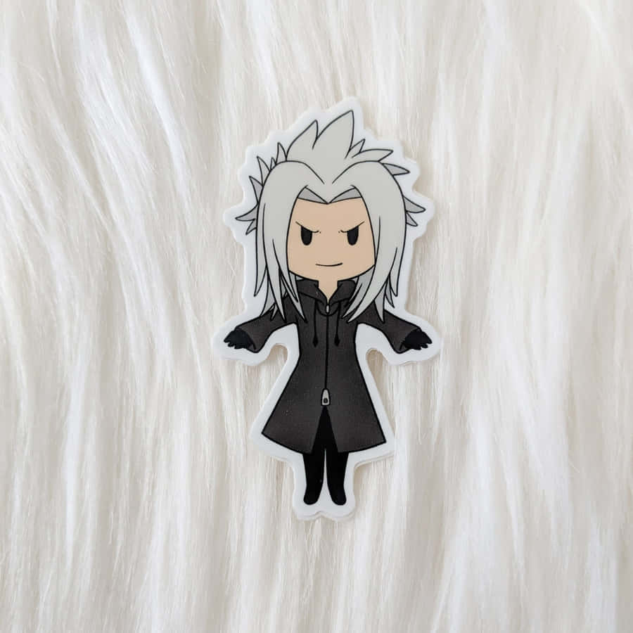 Xemnas, The Powerful Antagonist In Kingdom Hearts, Standing Strong And Determined Against A Stunning Backdrop. Wallpaper