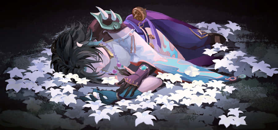 Xiao Battle Ready - Genshin Impact Wallpaper Wallpaper