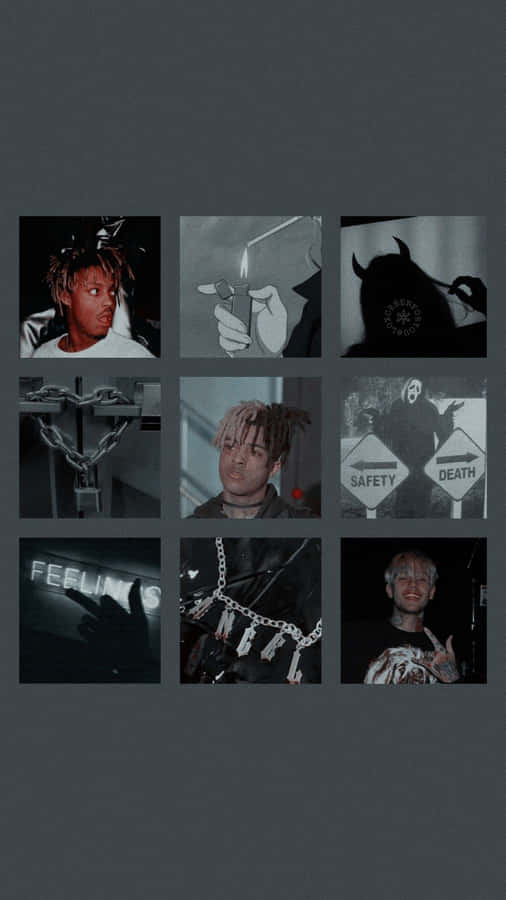 Xxxtentacion And Juice Wrld Collage Wallpaper