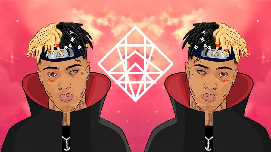 Xxxtentacion Anime Side To Side Art Wallpaper