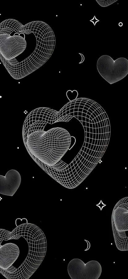 Y2 K Iphone Heart Wallpaper Wallpaper