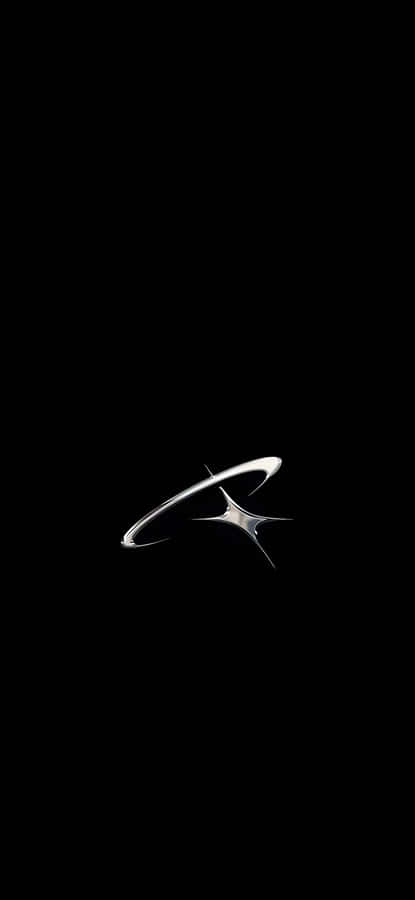 Y2k Iphone Futuristic Logo Wallpaper