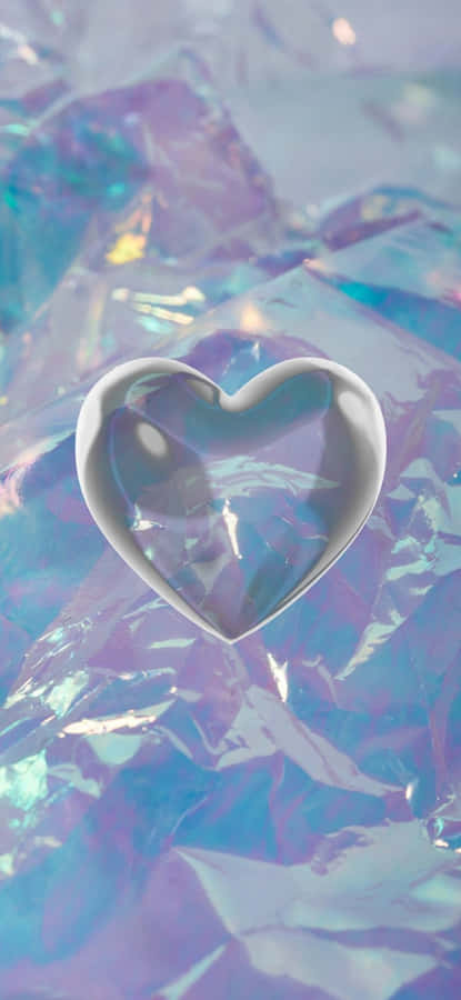 Y2k Iphone Heart Wallpaper Wallpaper