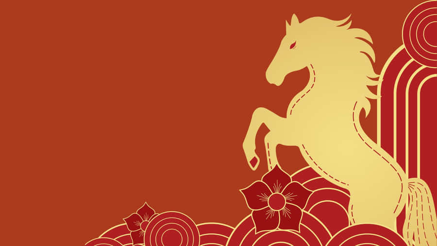 Year Of The Horse Celebration Wallpaper