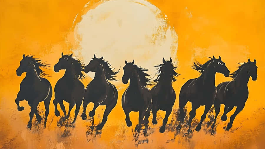 Year Of The Horse Celebration Wallpaper