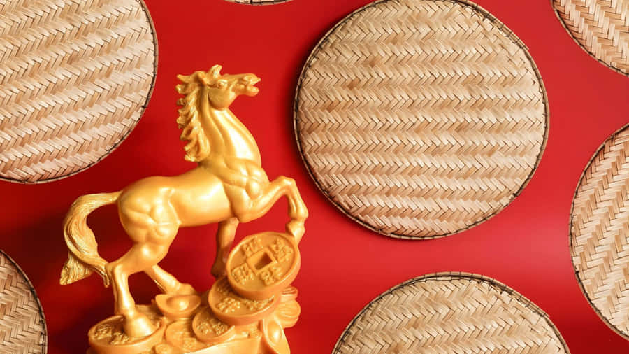 Year Of The Horse Symbol Wallpaper